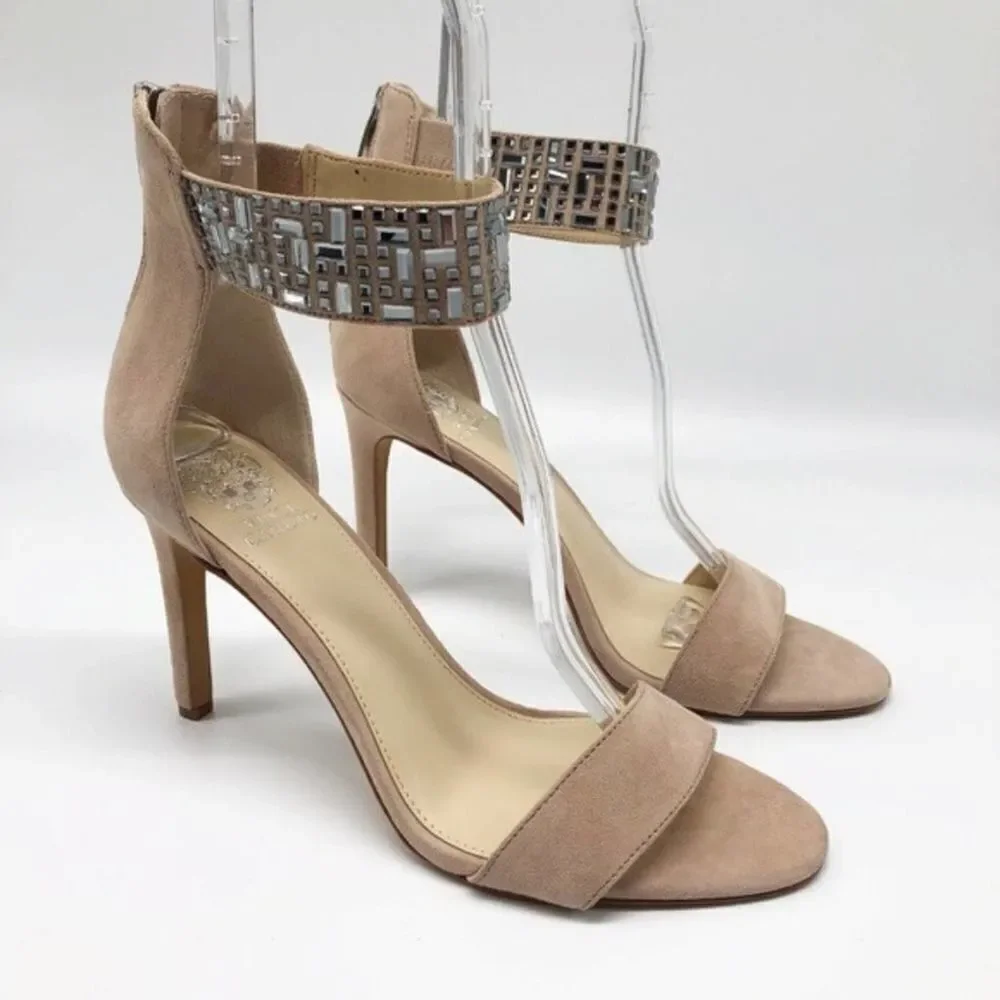 VINCE CAMUTO 'Kayolena' Leather Ankle Strap Heels